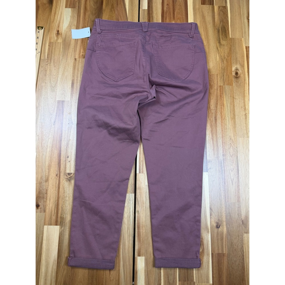 Democracy Absolution Ankle Skimmer Pants Mauve Purple Size 12 B1176VMX2 - Picture 2 of 9